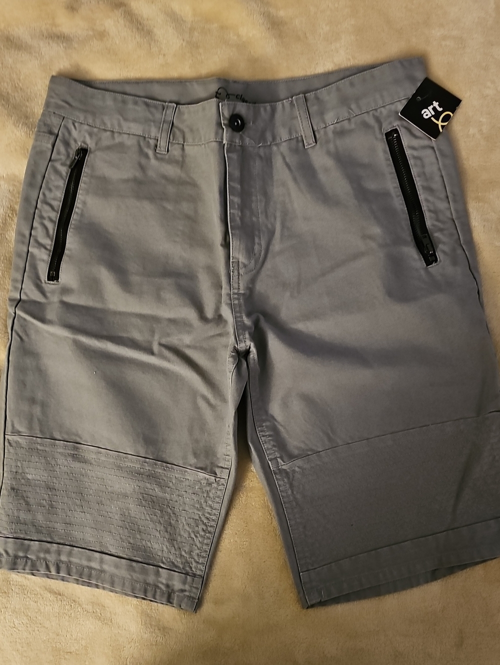 art class Gray Kids Zip-Pocket Shorts